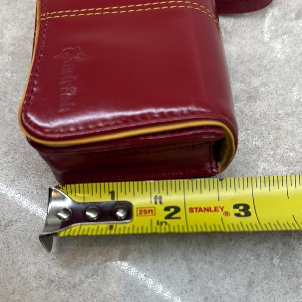 Vintage Tiny Red Wristlet case purse by Gnarley Fish - Picture 9 of 9